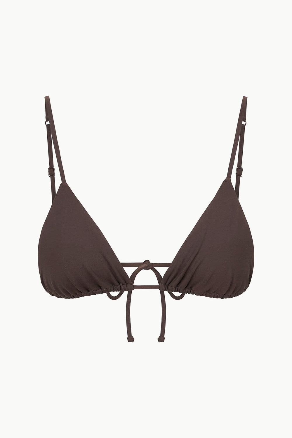 ALEXIS BIKINI TOP DARK CHOCOLATE - STAUD near me