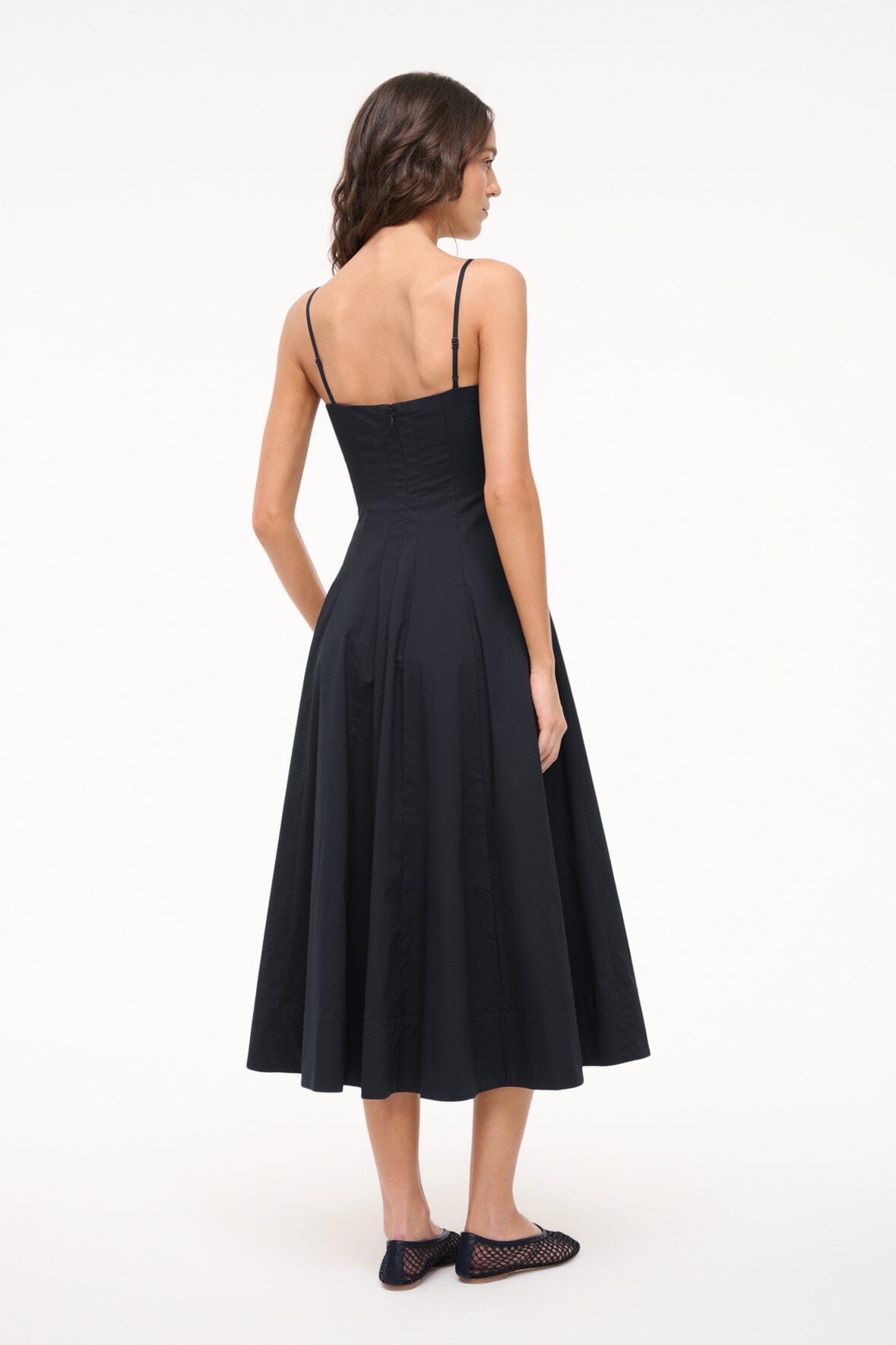 WYLIE DRESS BLACK - STAUD US