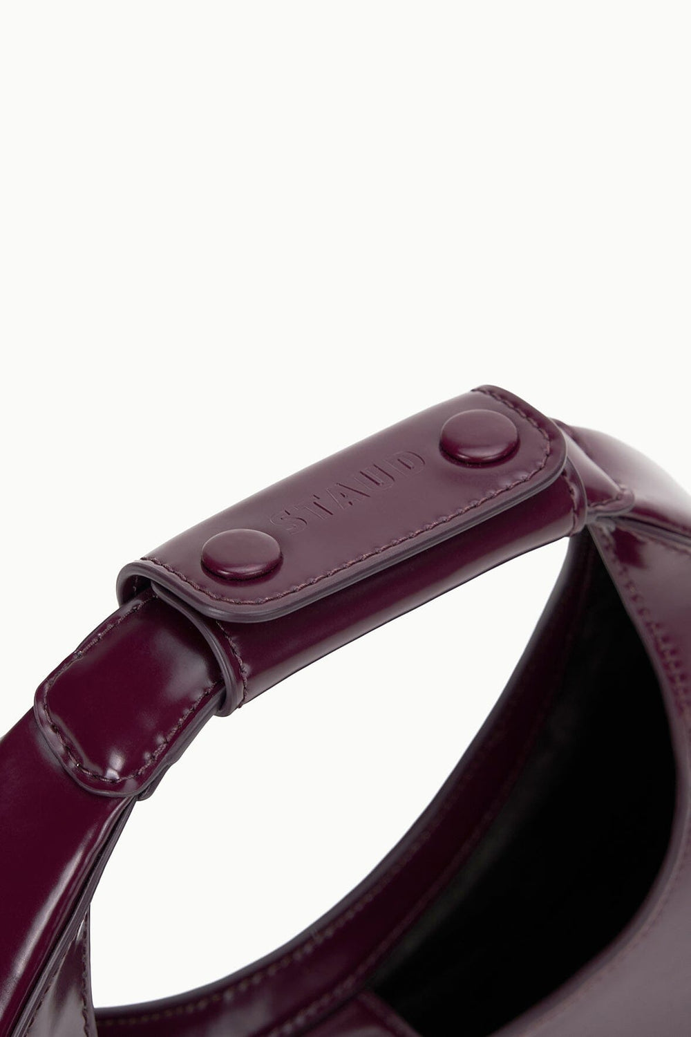 MINI MOON BAG SYRAH - STAUD for sale