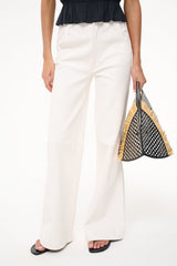 CLEO FISH BASKET TOTE BLACK/NATURAL - STAUD US