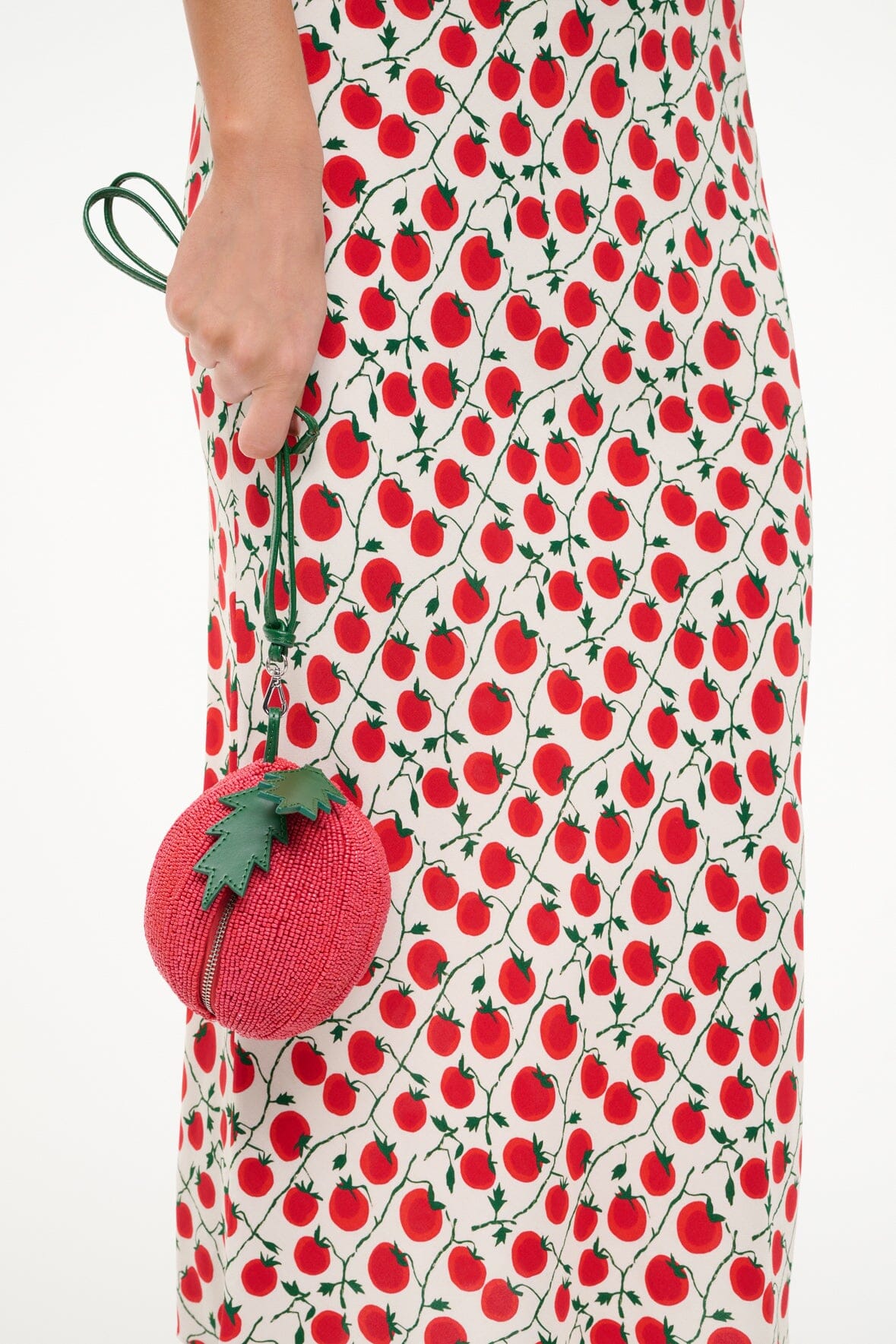 CAMPARI BEADED BAG TOMATO - STAUD near me
