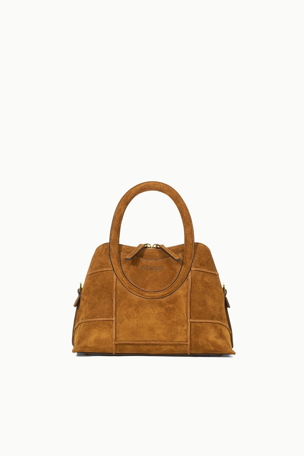 NAOMI MINI SATCHEL TAN SUEDE - STAUD US