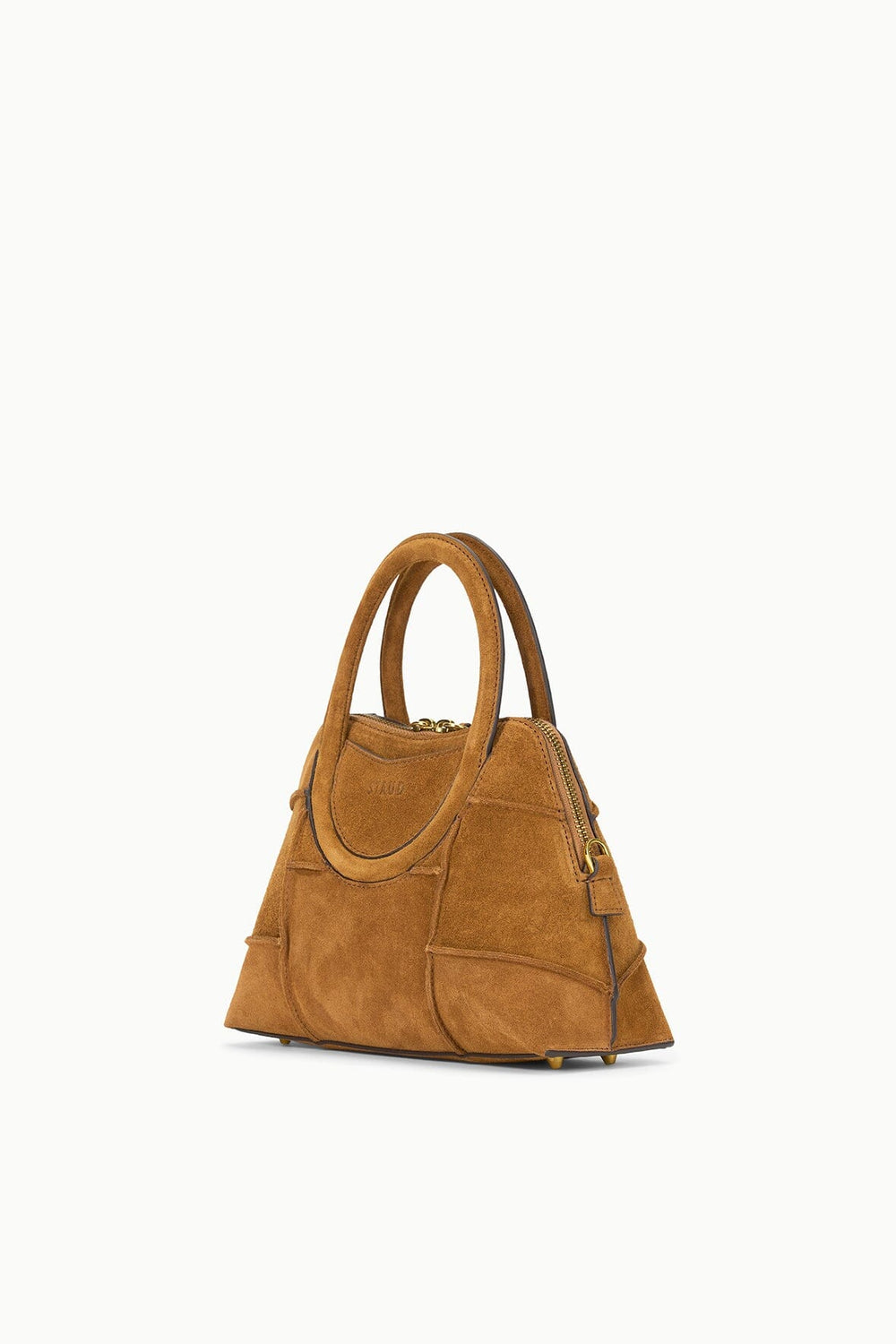 NAOMI MINI SATCHEL TAN SUEDE - STAUD US