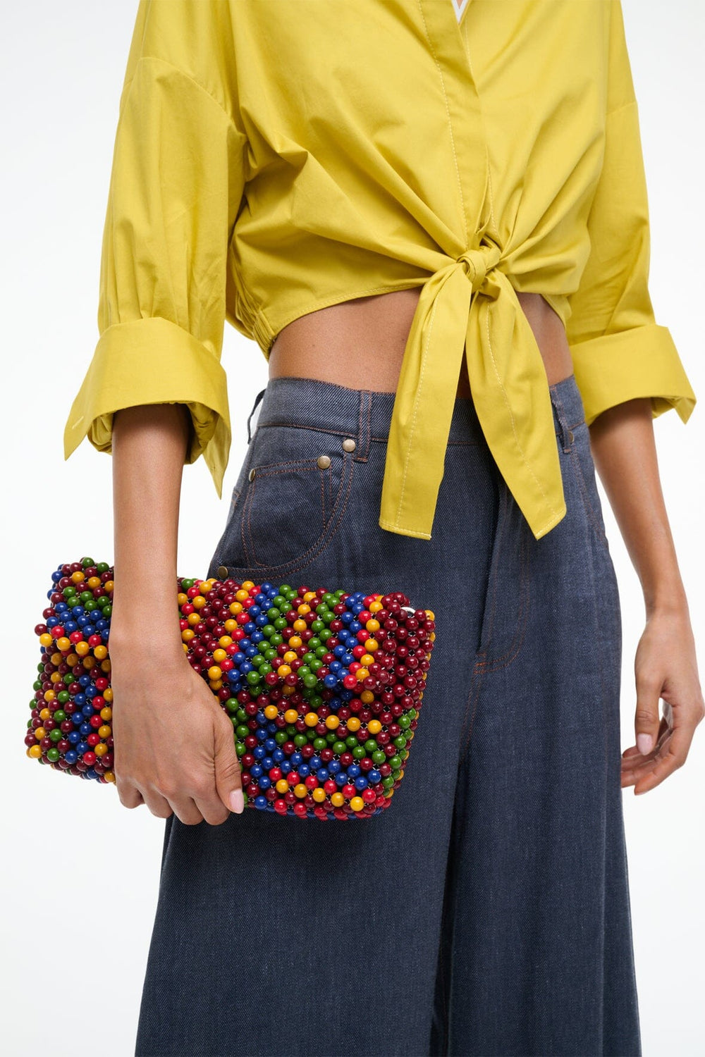 TIMMY CONVERTIBLE SHOULDER BAG JUNGLE STRIPE - STAUD near me