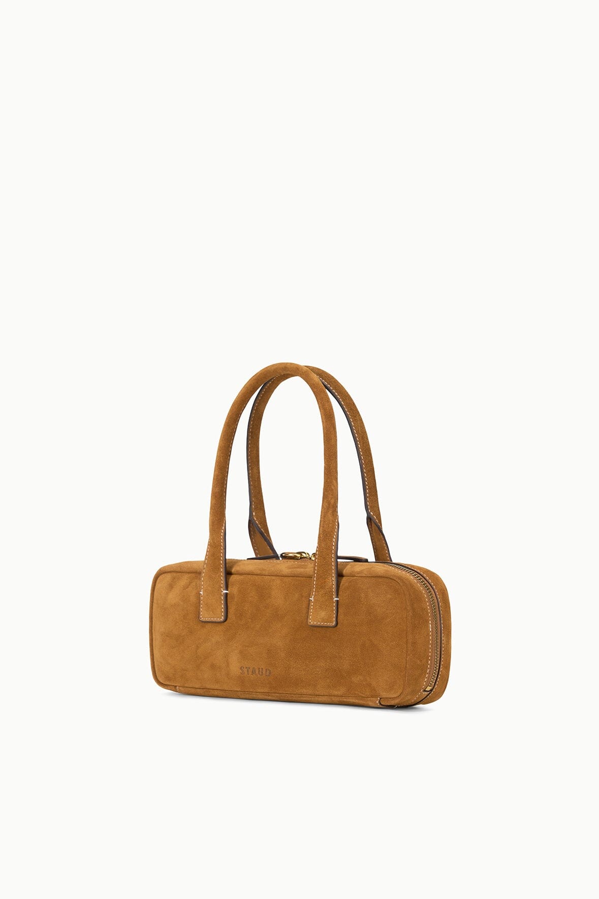 DUDE SHOULDER BAG TAN SUEDE - STAUD US