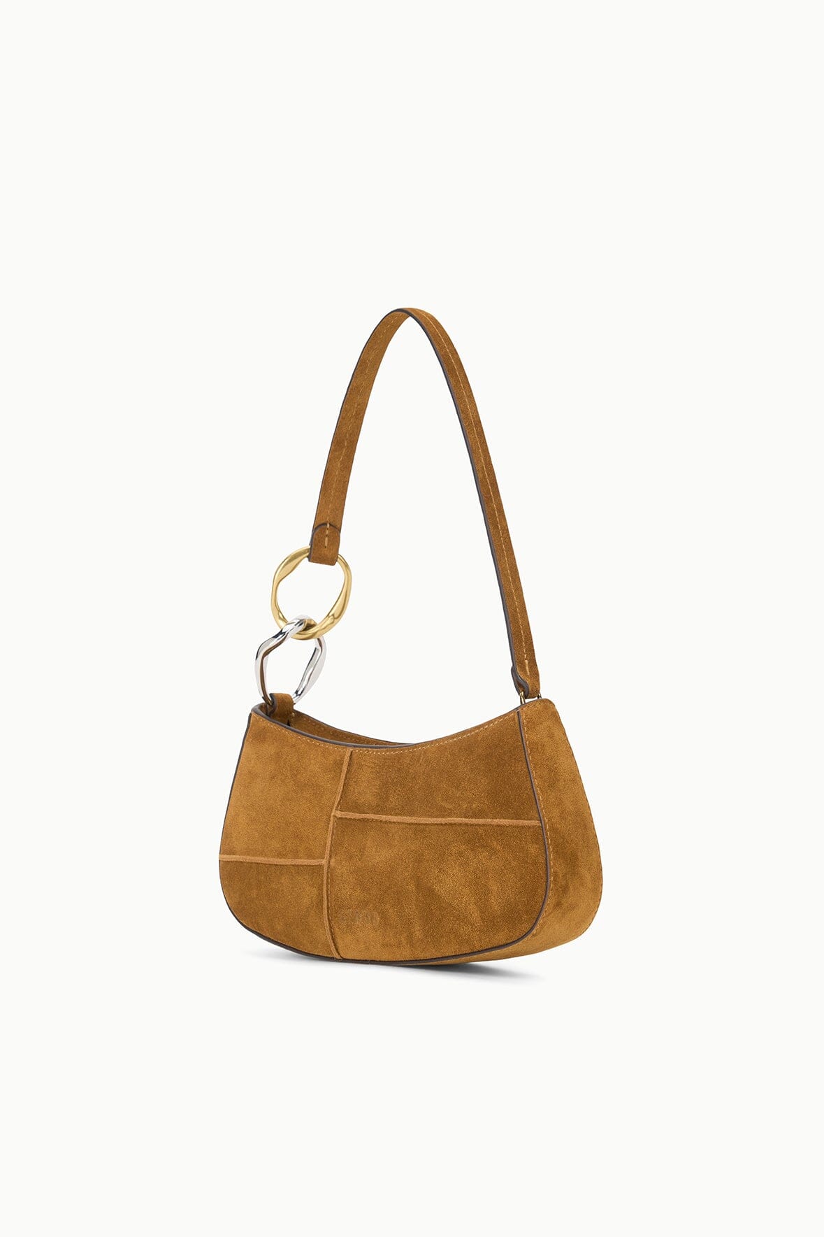 OLLIE BAG TAN SUEDE - STAUD online
