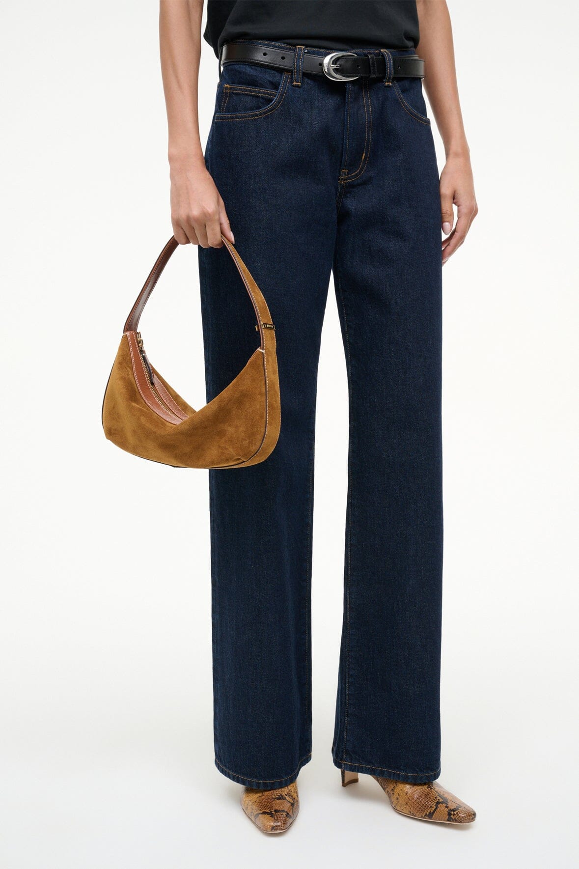 DEMY SHOULDER BAG TAN - STAUD near me