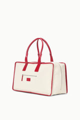 DUDE TRAVEL BAG NATURAL/ROUGE - STAUD near me