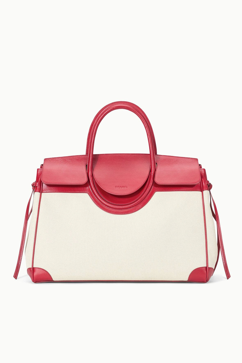 LARGE MAUDE CARRYALL NATURAL ROUGE - STAUD online