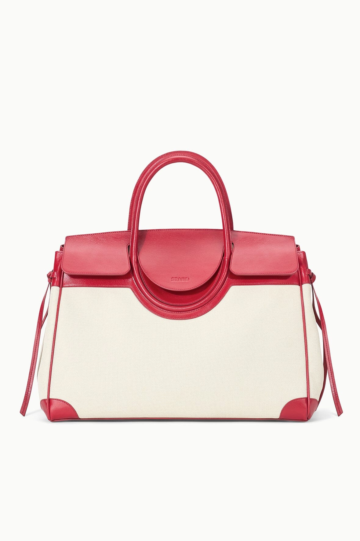 LARGE MAUDE CARRYALL NATURAL ROUGE - STAUD online