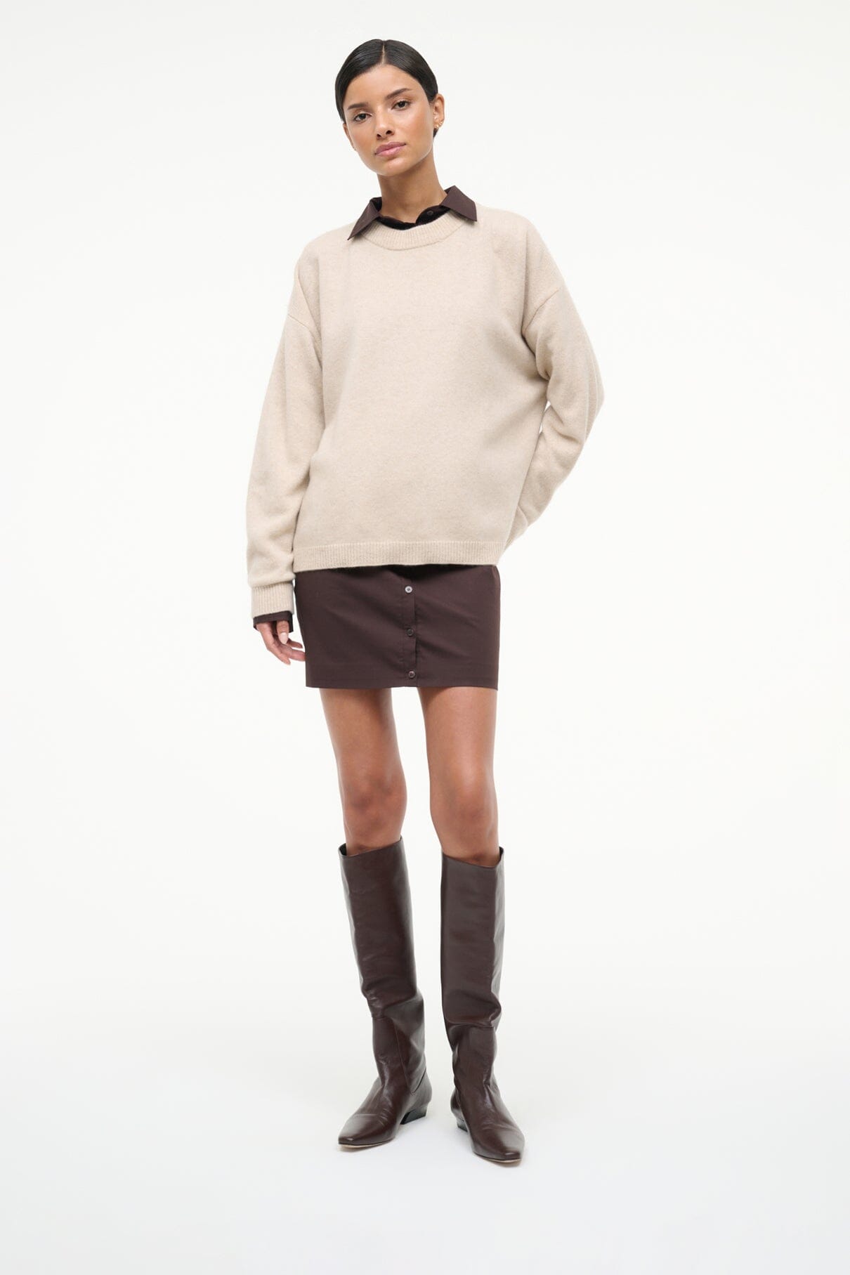 WALLY FLAT BOOT ESPRESSO - STAUD sale