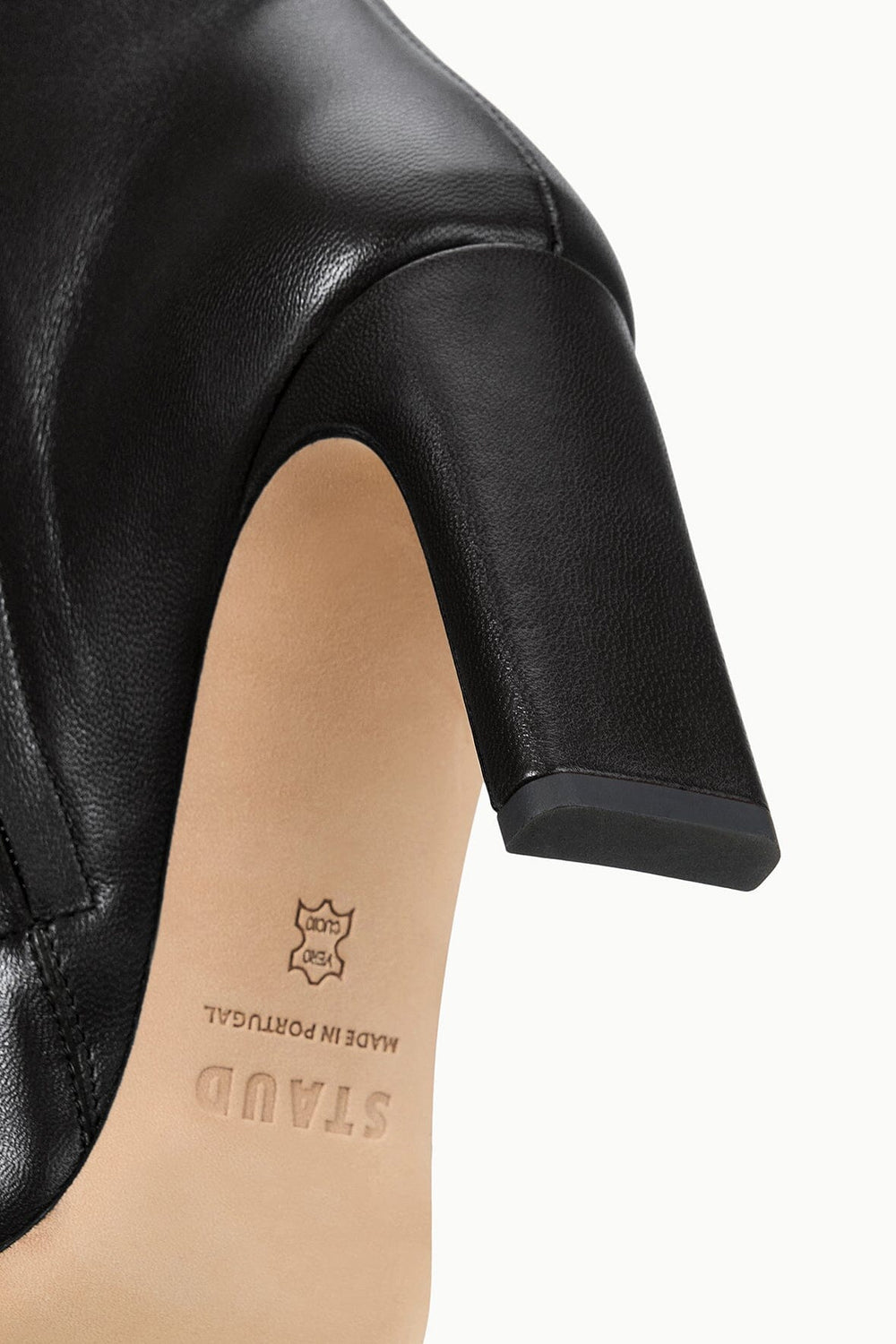 WALLY ANKLE HIGH HEEL BOOT BLACK - STAUD sale