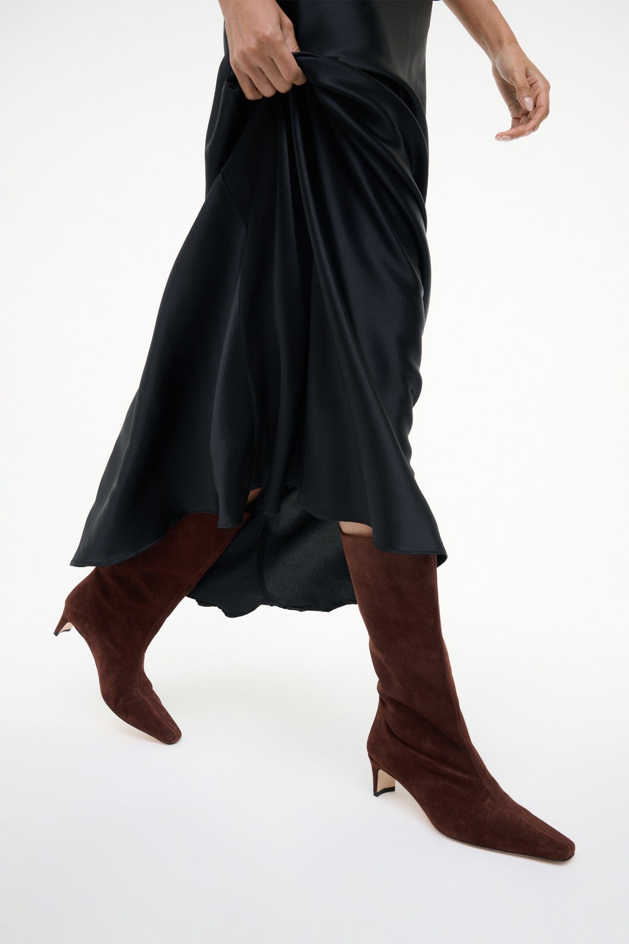MIDCALF WALLY BOOT MAHOGANY - STAUD for sale