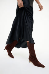 MIDCALF WALLY BOOT MAHOGANY - STAUD for sale