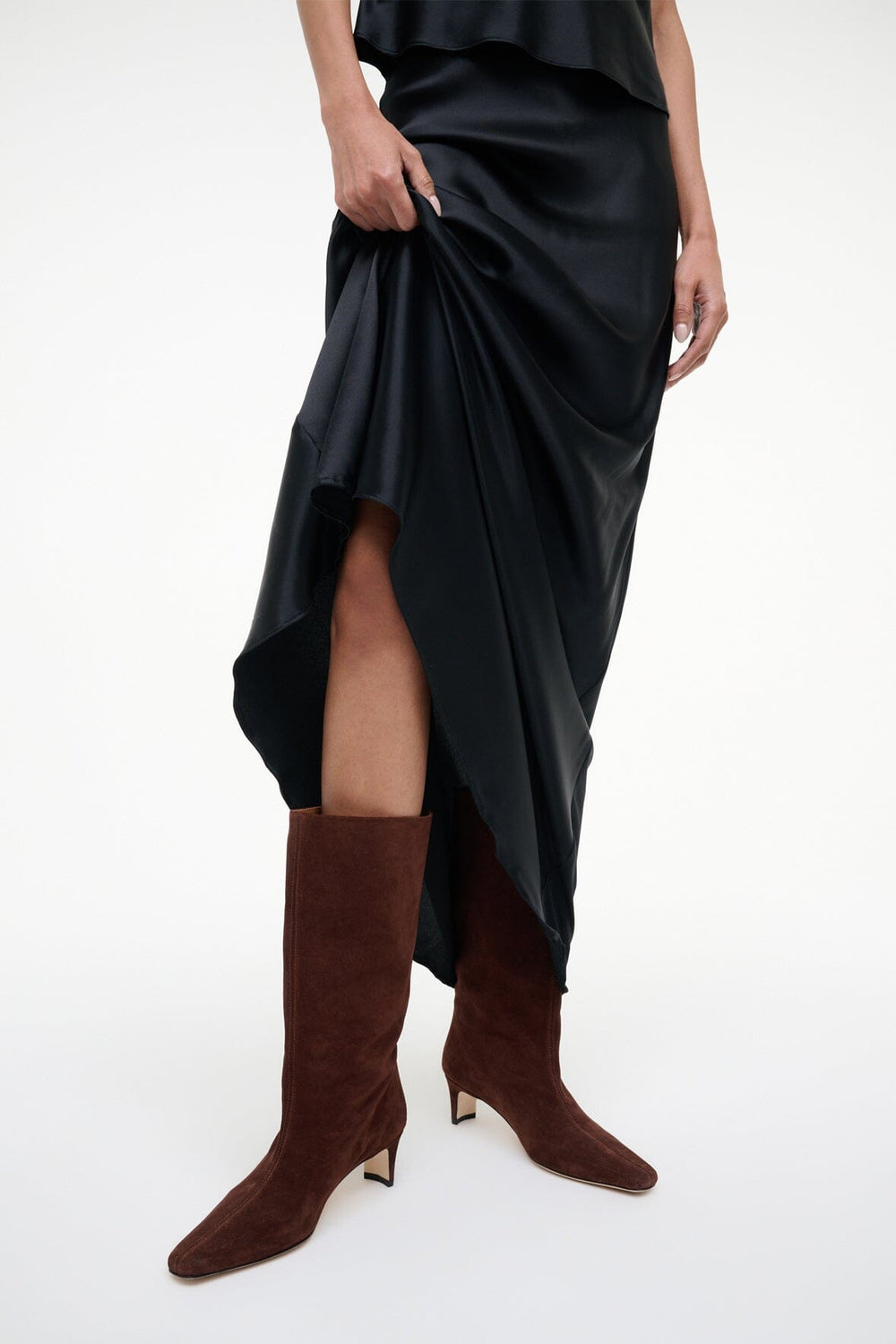 MIDCALF WALLY BOOT MAHOGANY - STAUD for sale