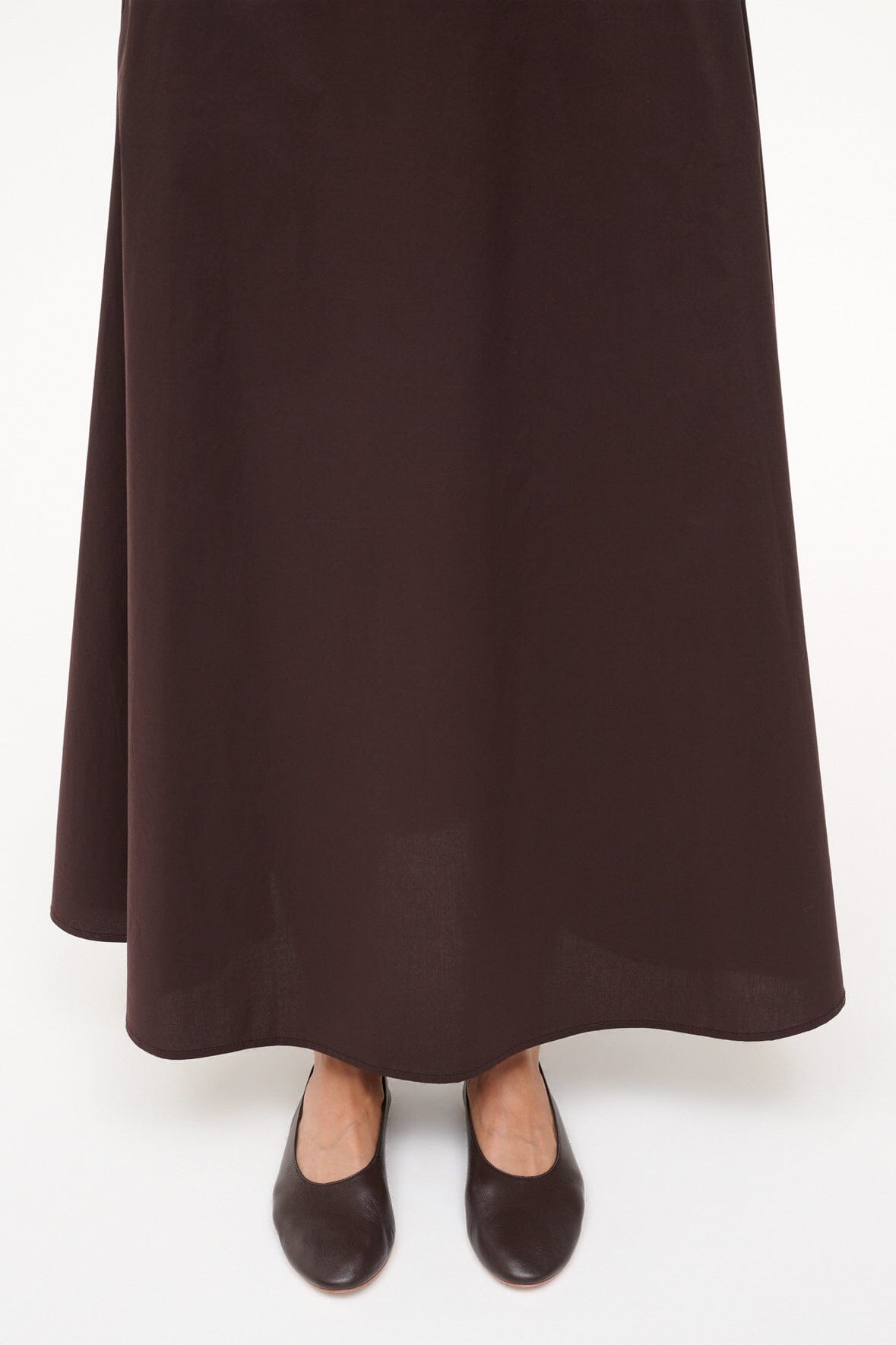 ALBA BALLET FLAT ESPRESSO - STAUD for sale