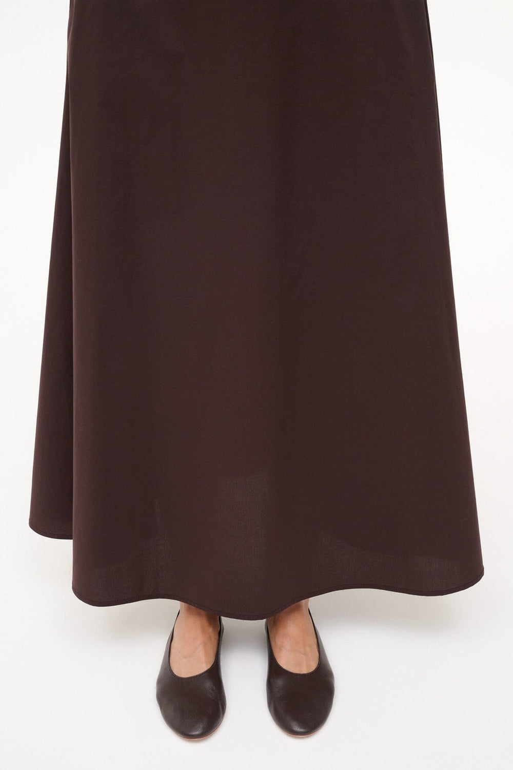 ALBA BALLET FLAT ESPRESSO - STAUD for sale