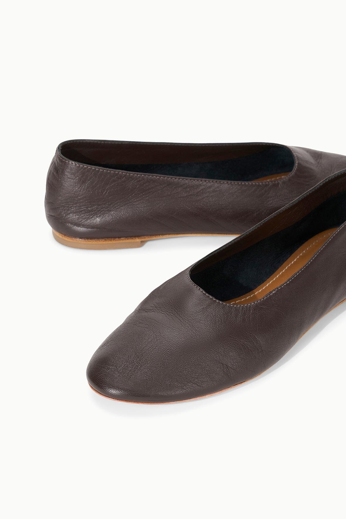 ALBA BALLET FLAT ESPRESSO - STAUD for sale