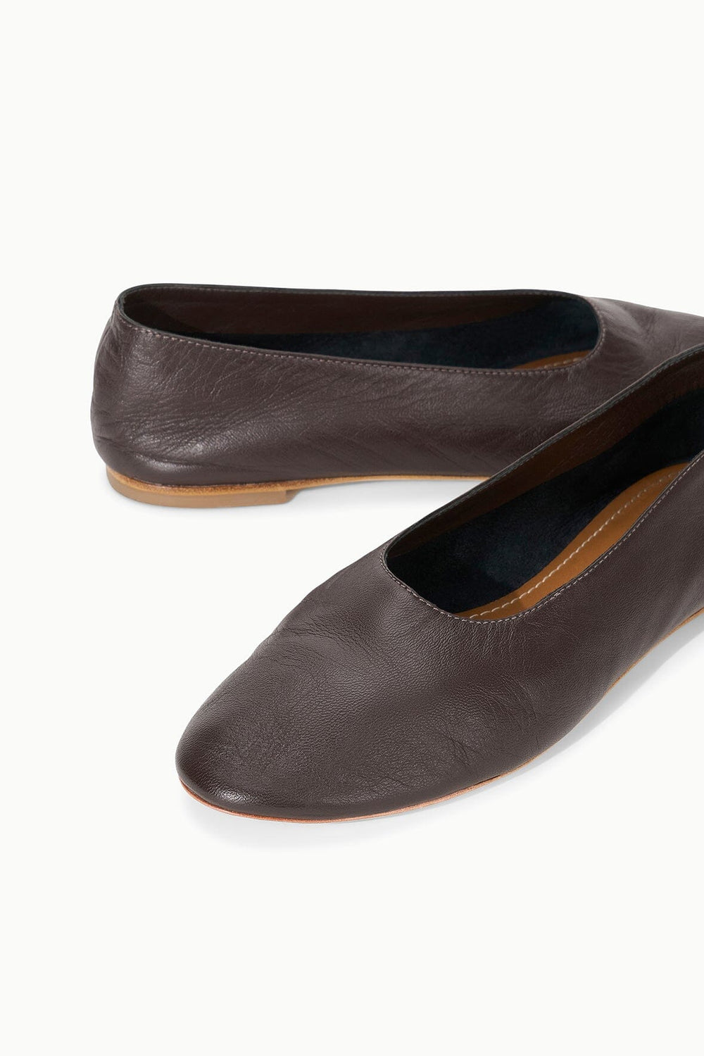 ALBA BALLET FLAT ESPRESSO - STAUD for sale