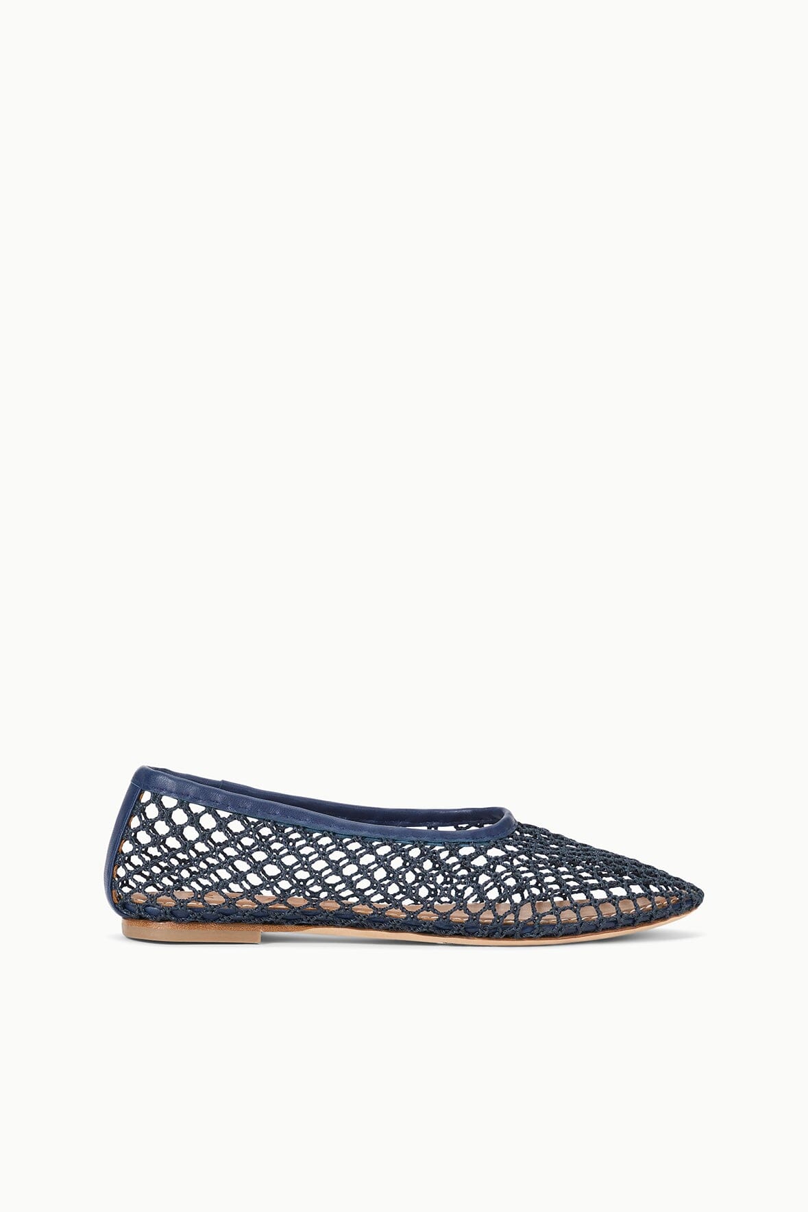 ALBA BALLET FLAT NAVY NETTING - STAUD US