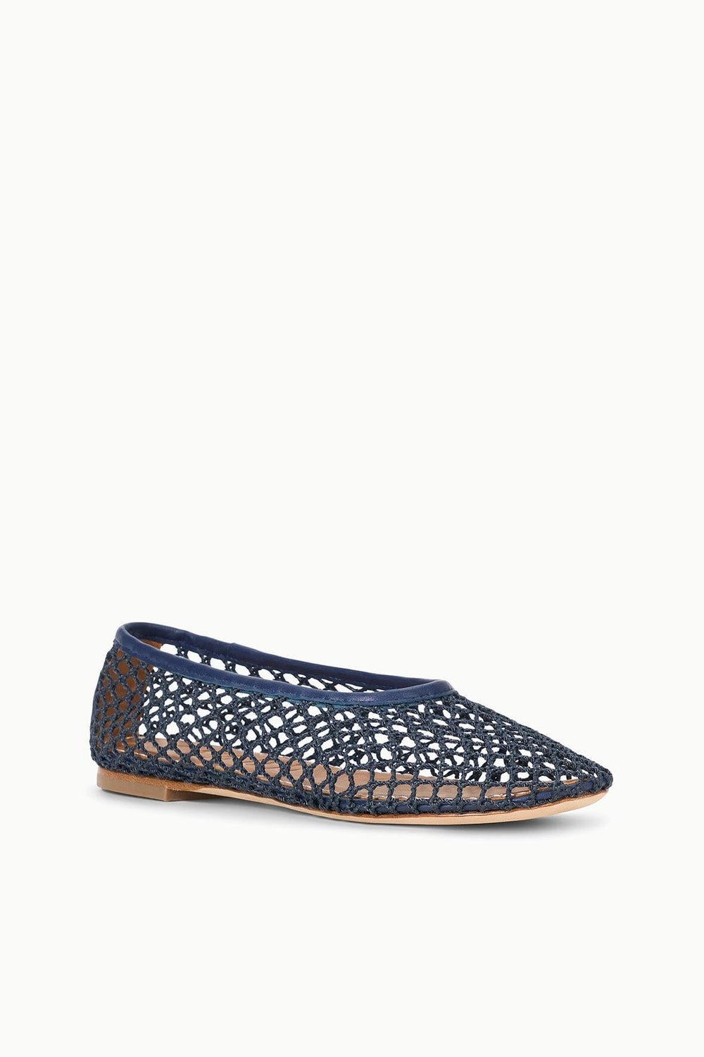 ALBA BALLET FLAT NAVY NETTING - STAUD US