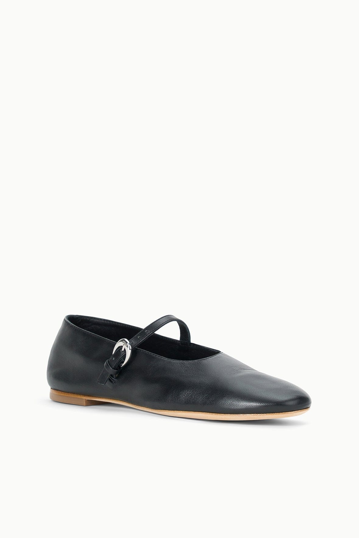ALBA MARY JANE BALLET FLAT BLACK - STAUD online