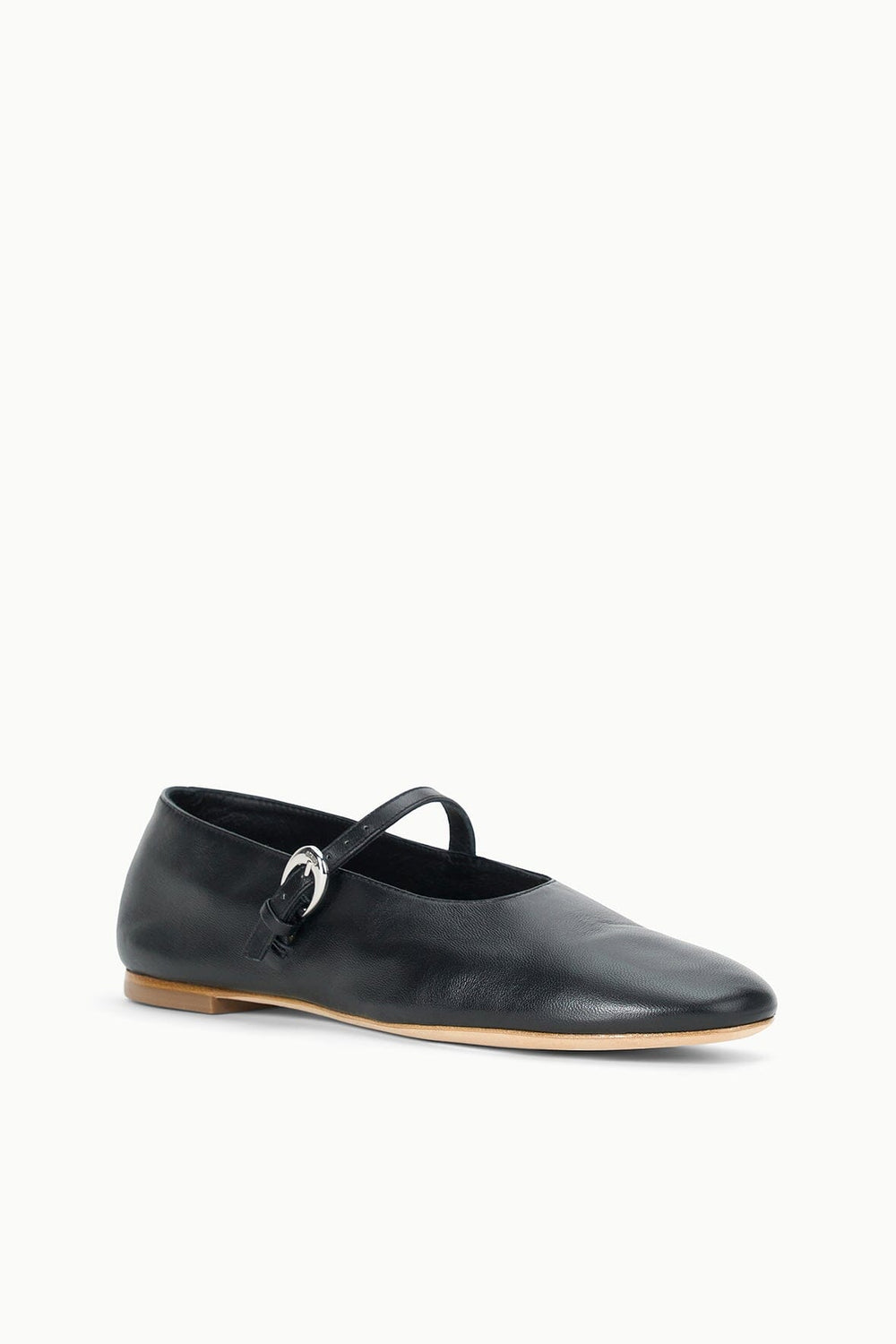 ALBA MARY JANE BALLET FLAT BLACK - STAUD online