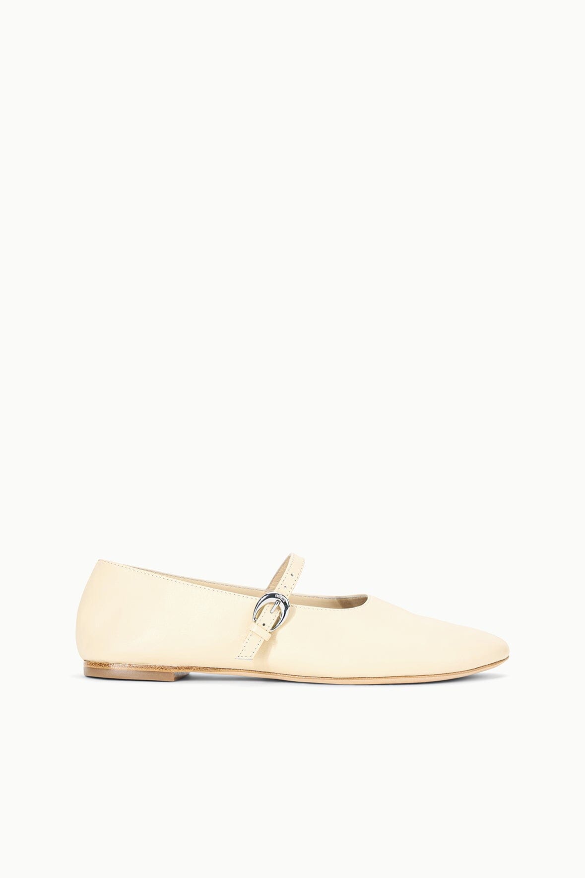 ALBA MARY JANE BALLET FLAT CREAM - STAUD for sale