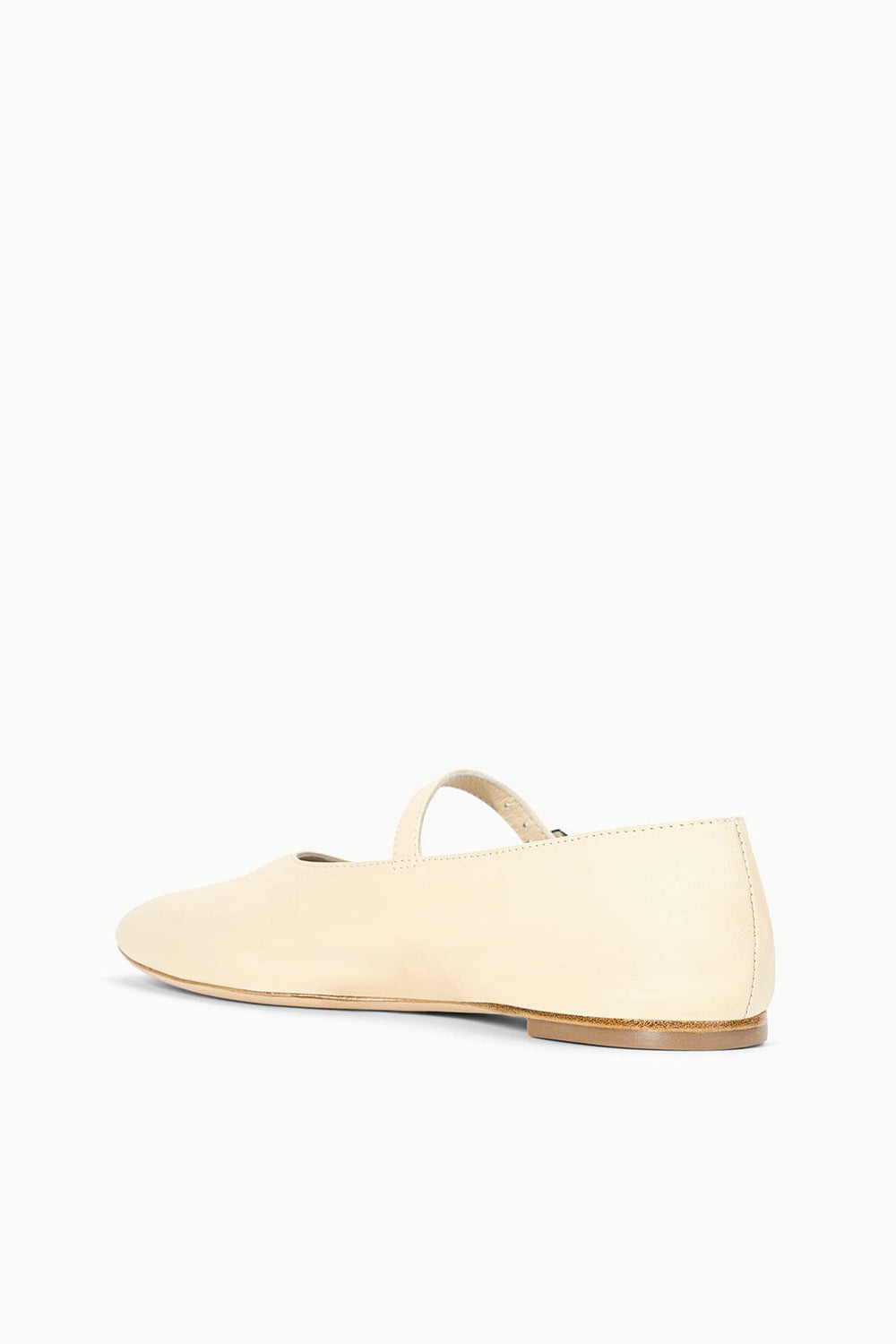 ALBA MARY JANE BALLET FLAT CREAM - STAUD for sale