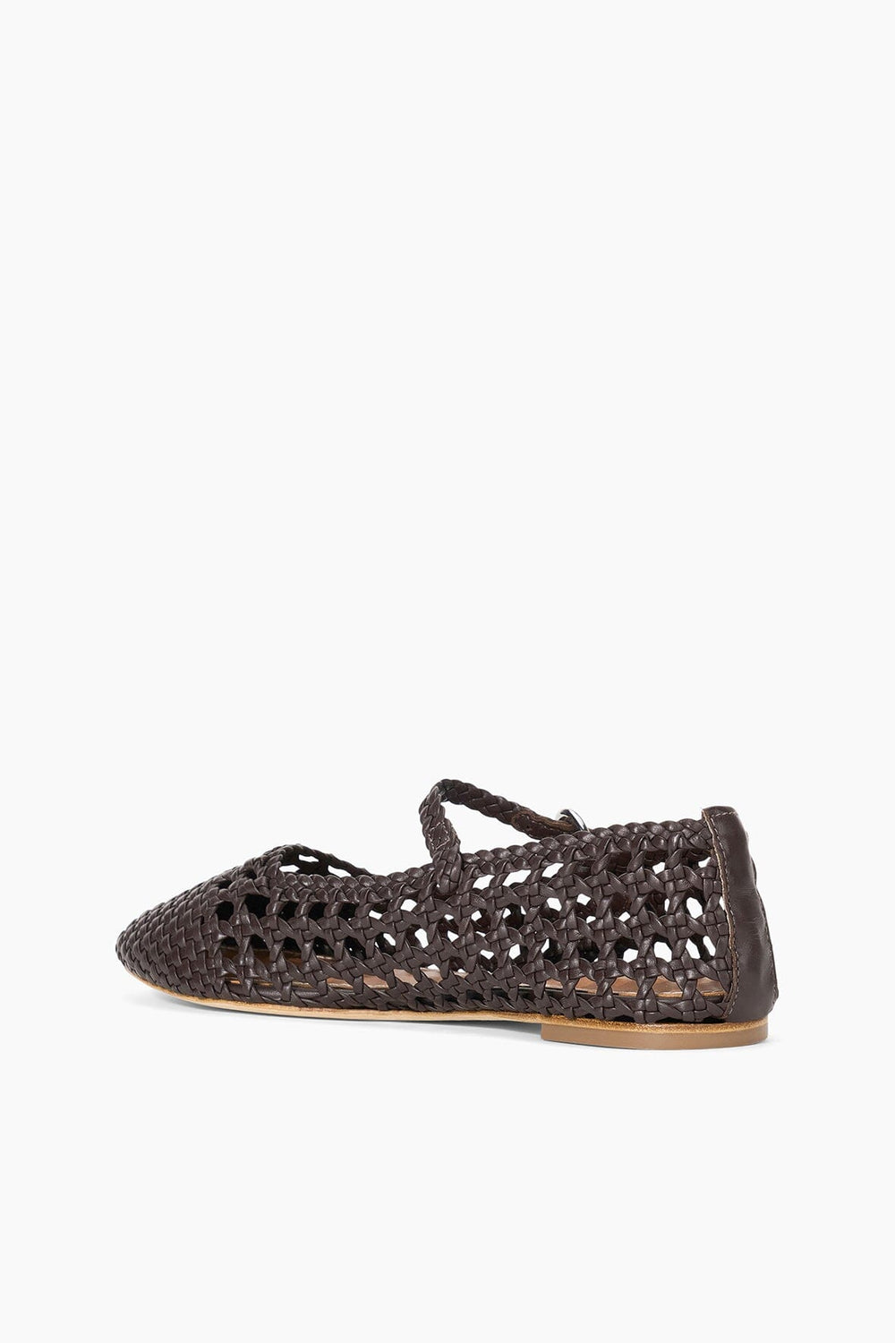 NELL MARY JANE FLAT ESPRESSO - STAUD sale