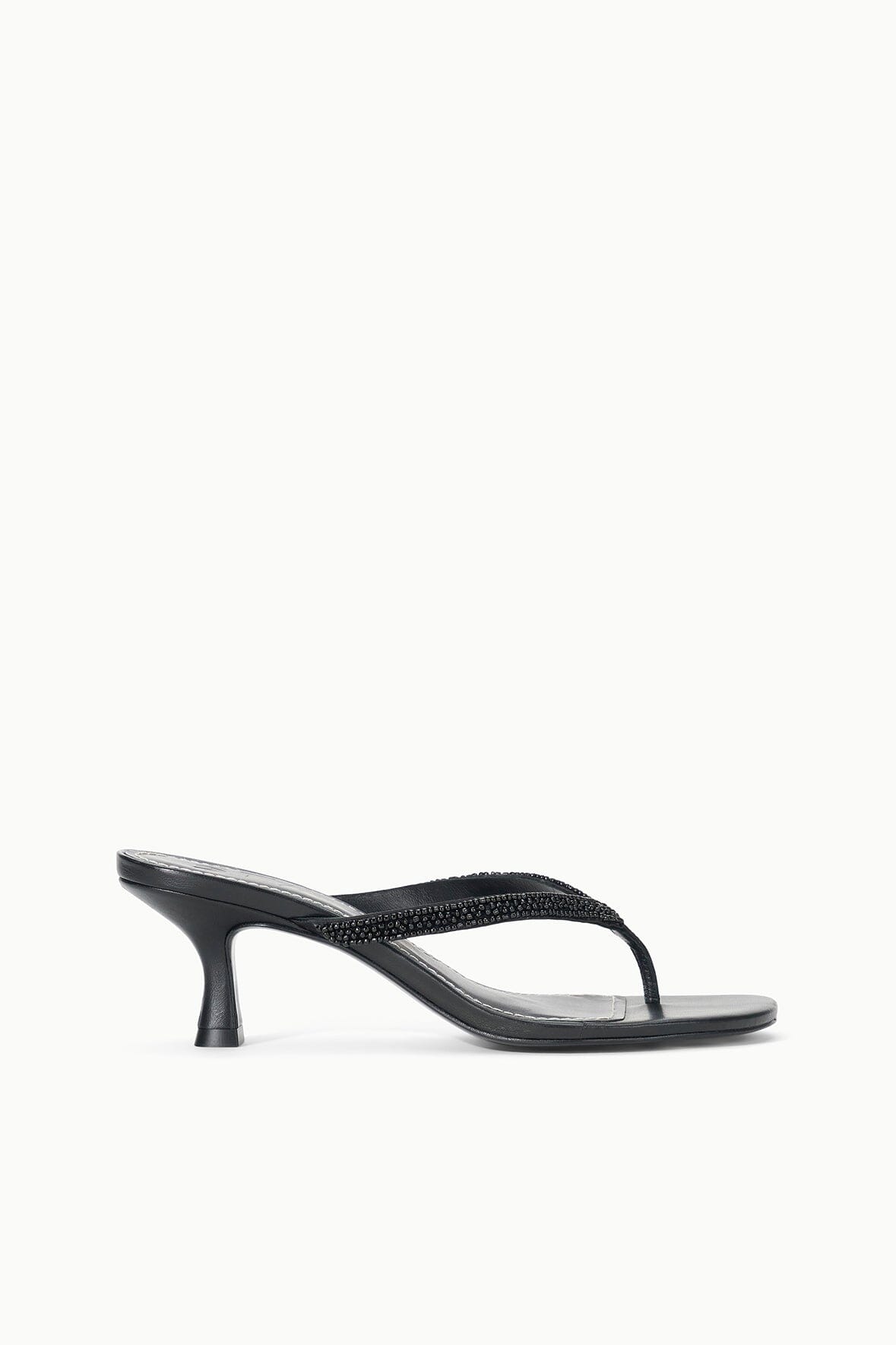 FREJA KITTEN HEEL BLACK BEADED - STAUD outlet