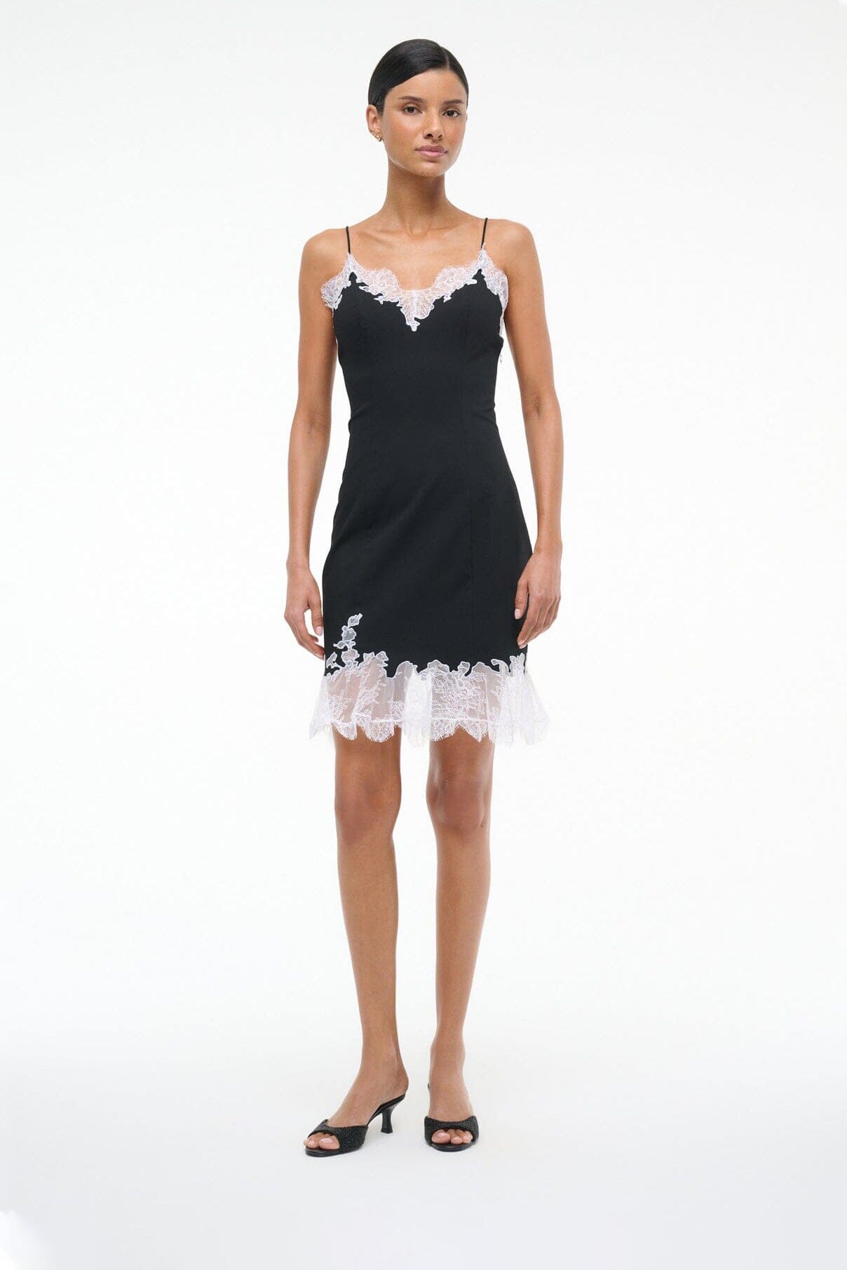 BRIGITTE MULE BLACK BEADED - STAUD online