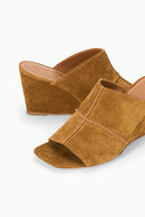 DANIELLA WEDGE TAN - STAUD sale