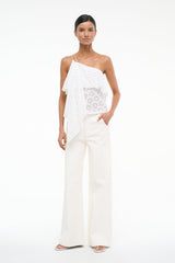 ISA TOP WHITE EYELET - STAUD US