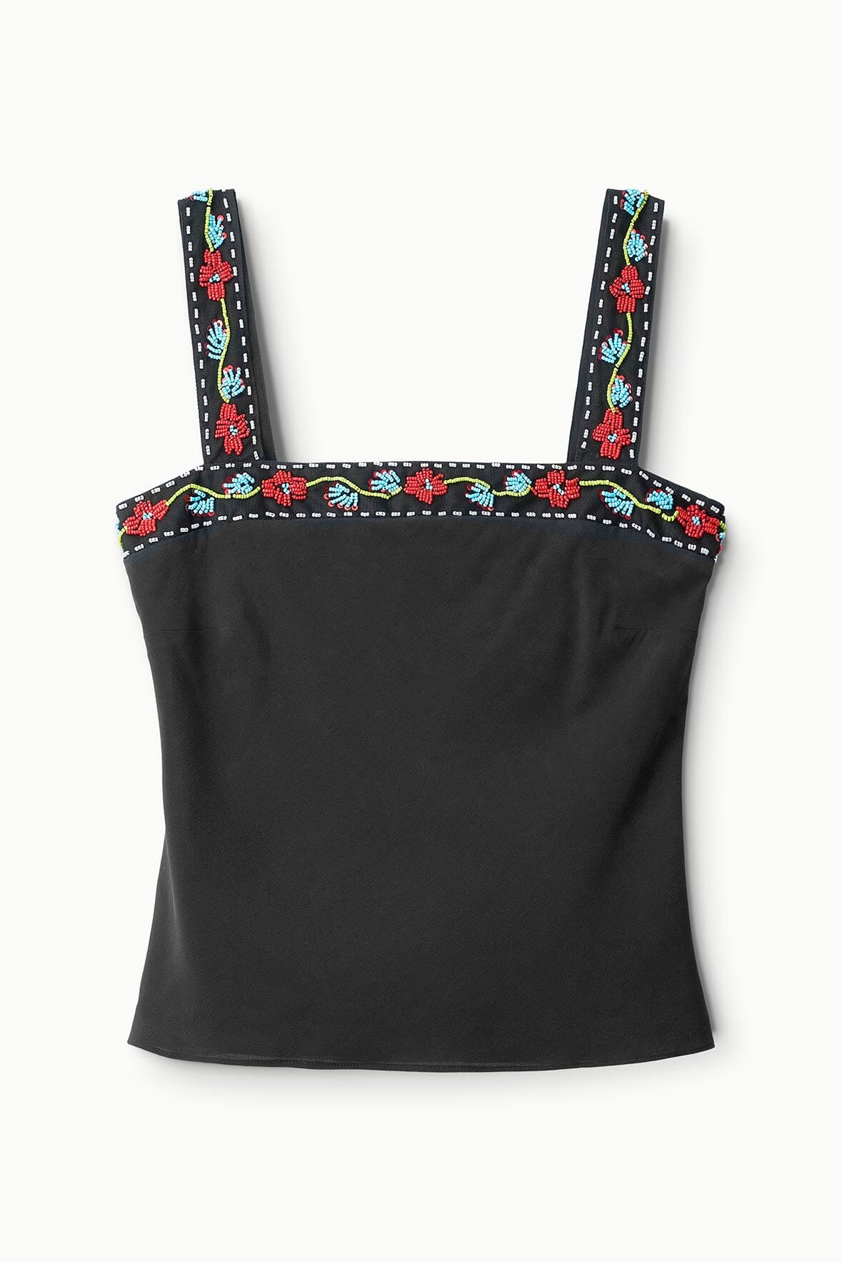 VERONICA SILK TOP BLACK - STAUD for sale