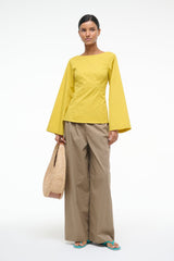 MINA TOP CHARTREUSE - STAUD sale
