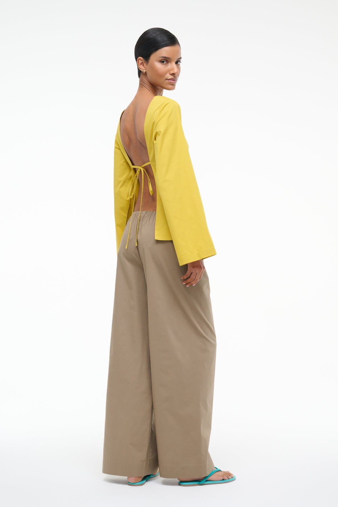 MINA TOP CHARTREUSE - STAUD sale