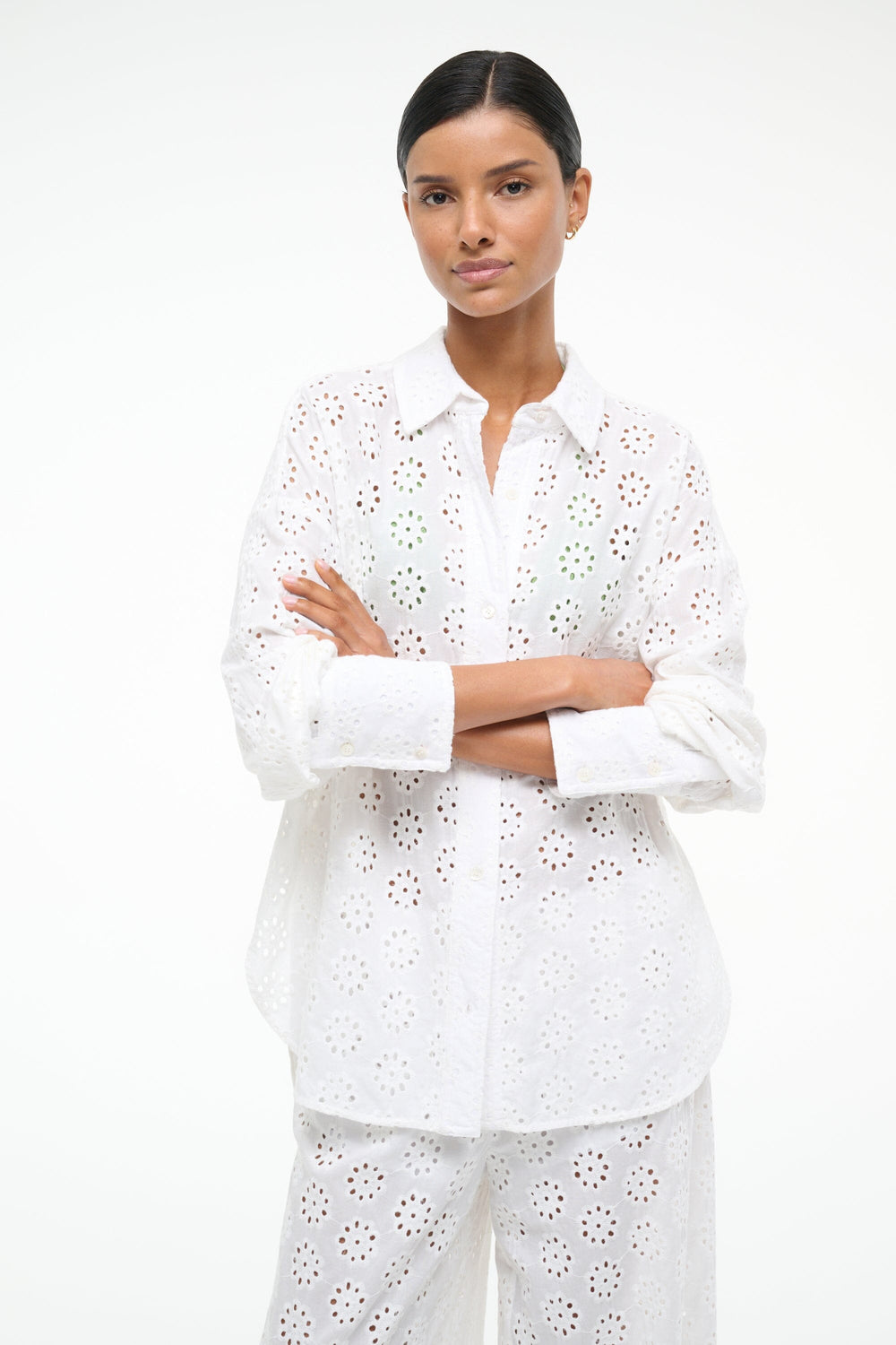 COLTON TOP WHITE EYELET - STAUD outlet