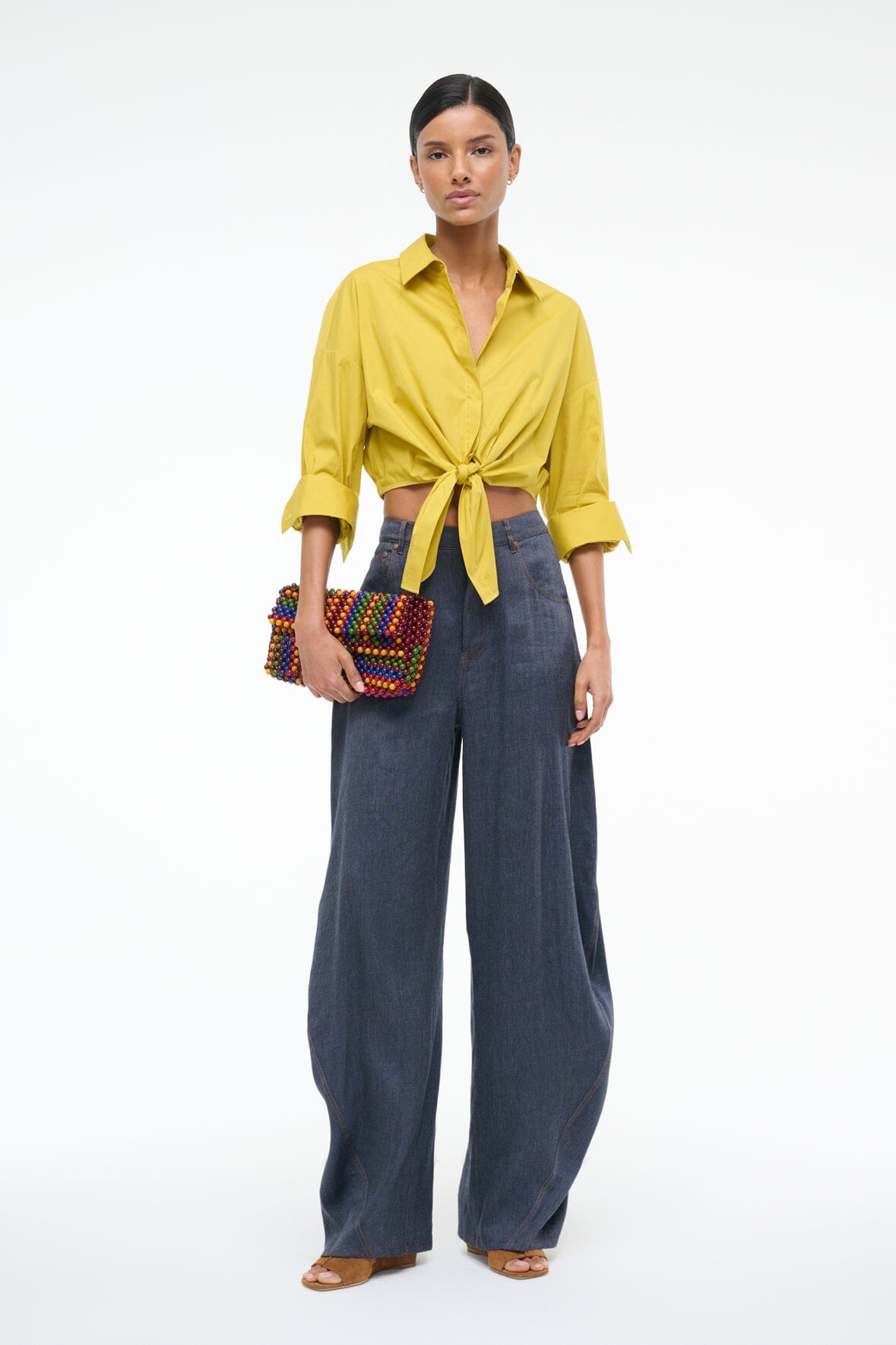 LISA TOP CHARTREUSE - STAUD US