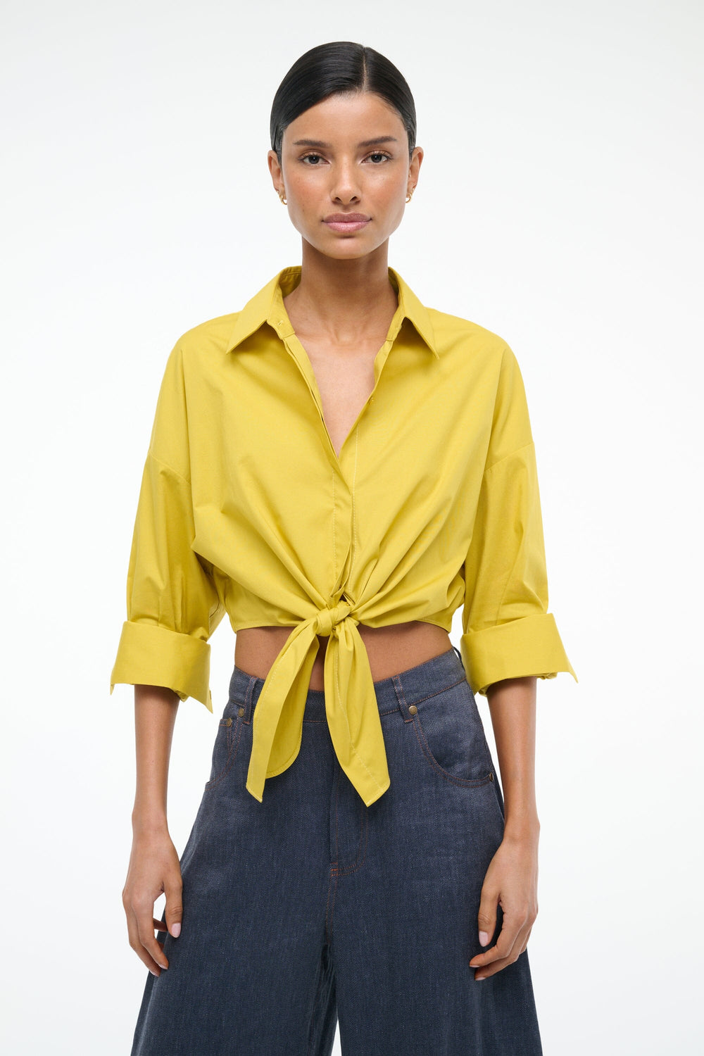 LISA TOP CHARTREUSE - STAUD US