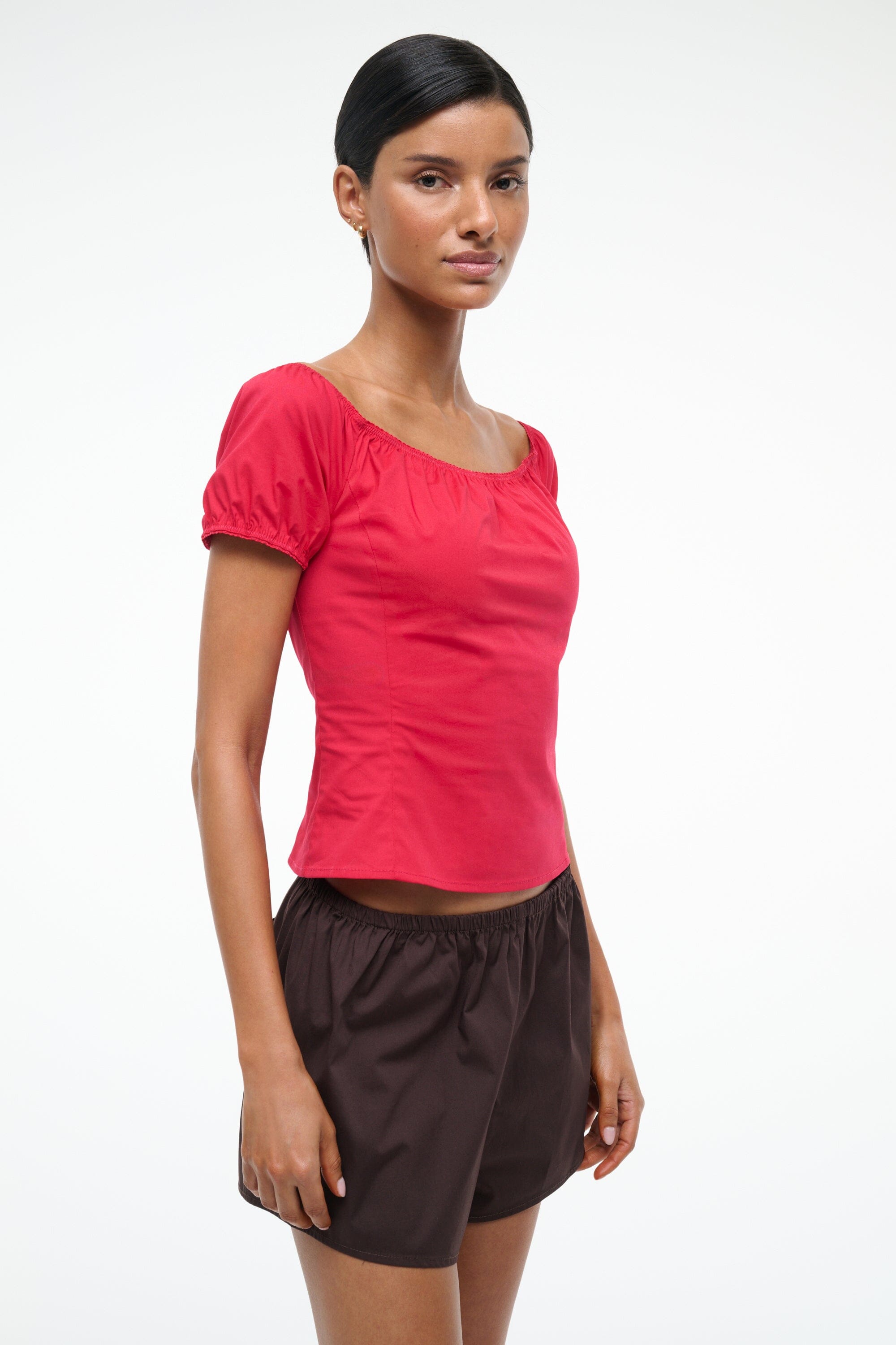 HELENE TOP CHERRY - STAUD online