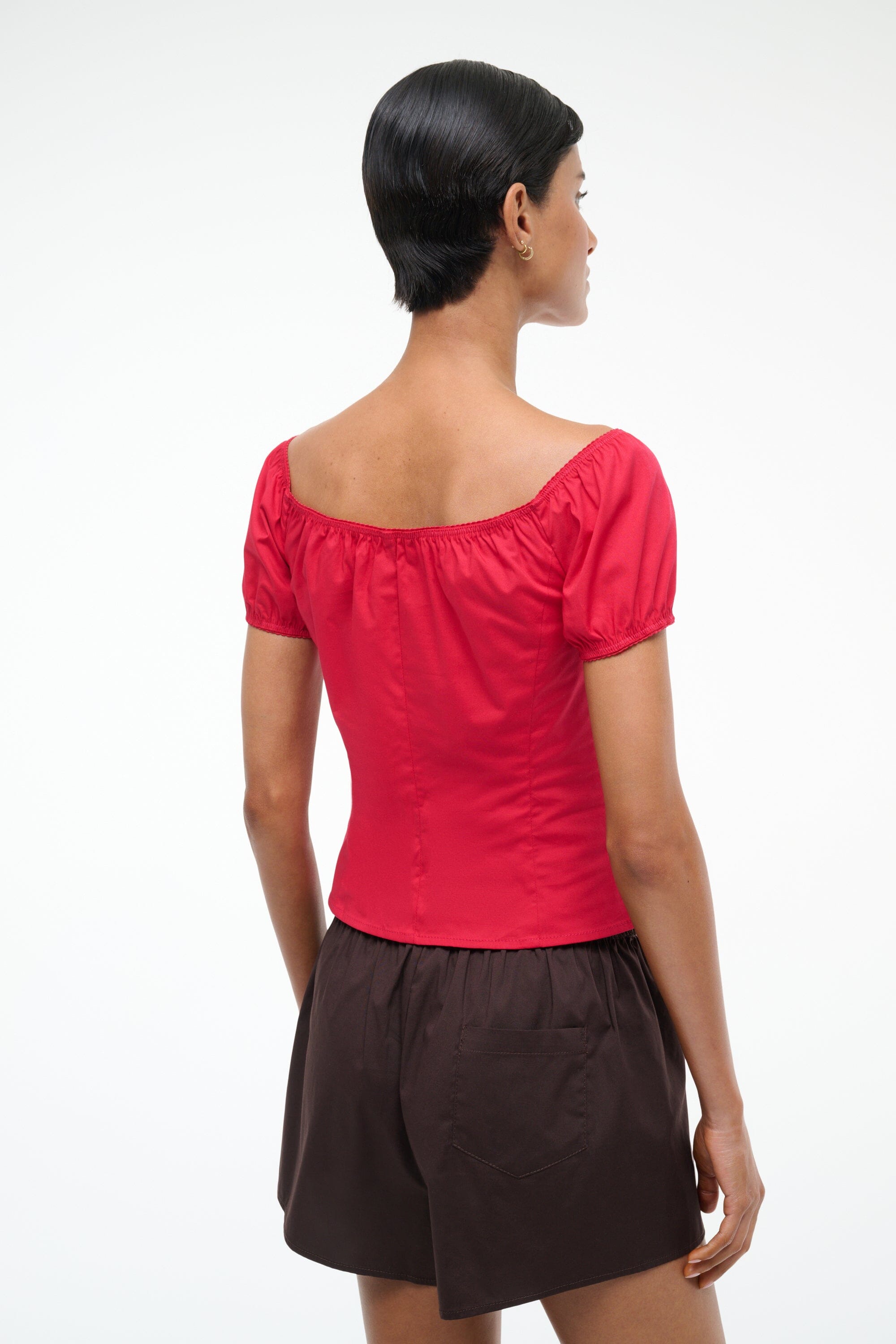 HELENE TOP CHERRY - STAUD online
