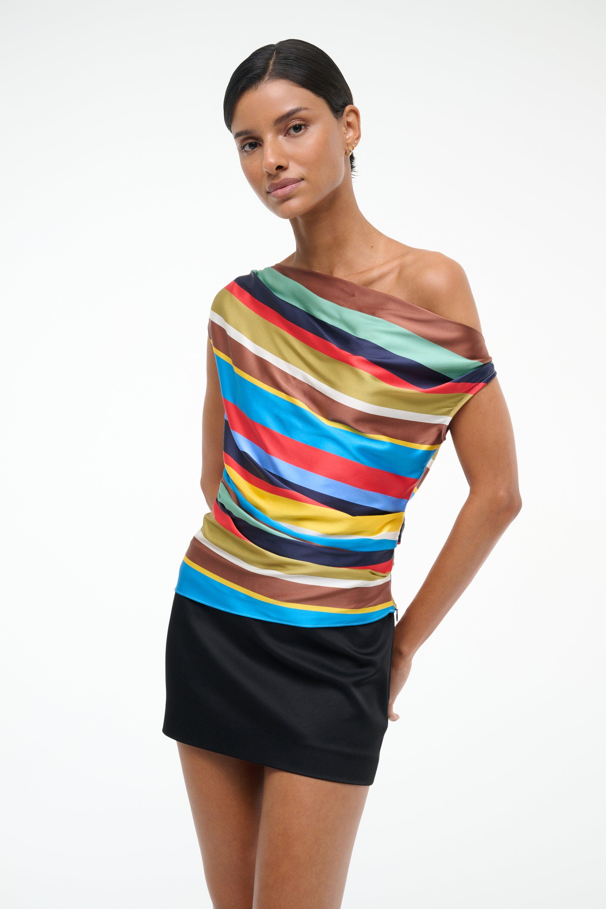 PHARE SILK TOP MARKET STRIPE - STAUD for sale