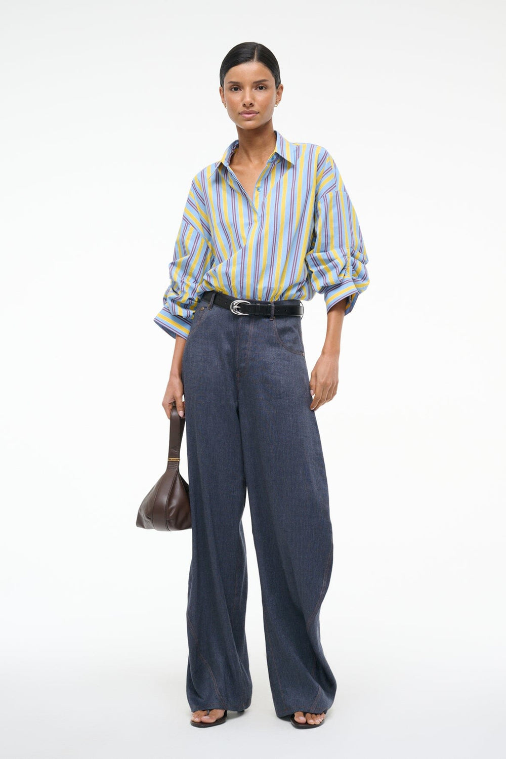 TRAVERSE BODYSUIT LINUS STRIPE - STAUD near me