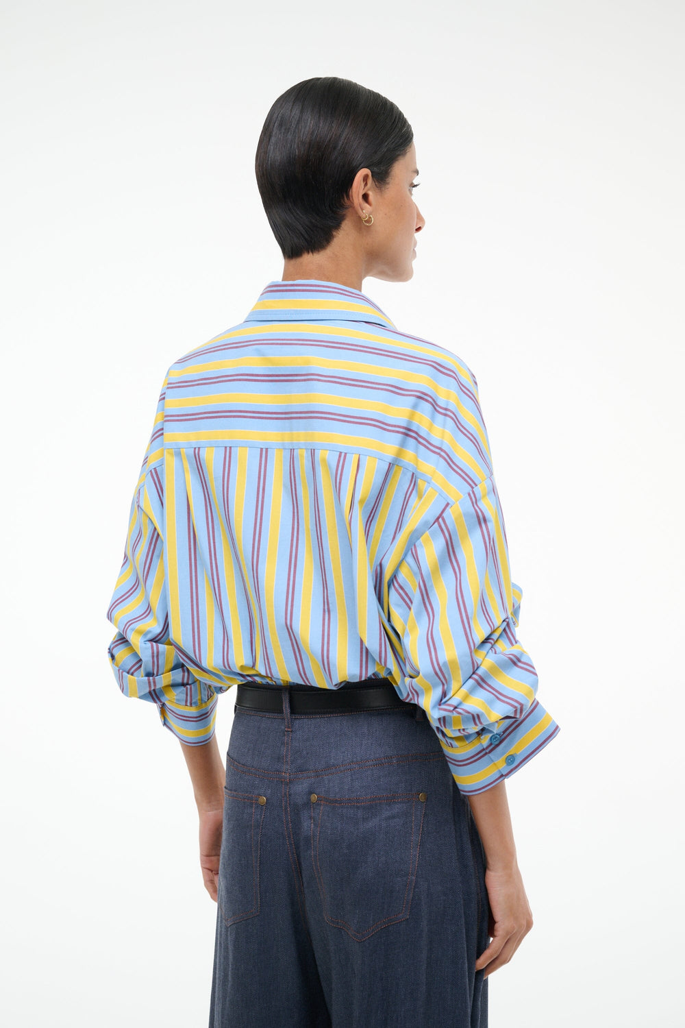 TRAVERSE BODYSUIT LINUS STRIPE - STAUD near me