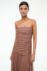 DALTON DRESS MOCHA - STAUD sale