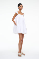 BEAU DRESS WHITE - STAUD for sale