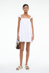 BEAU DRESS WHITE - STAUD for sale
