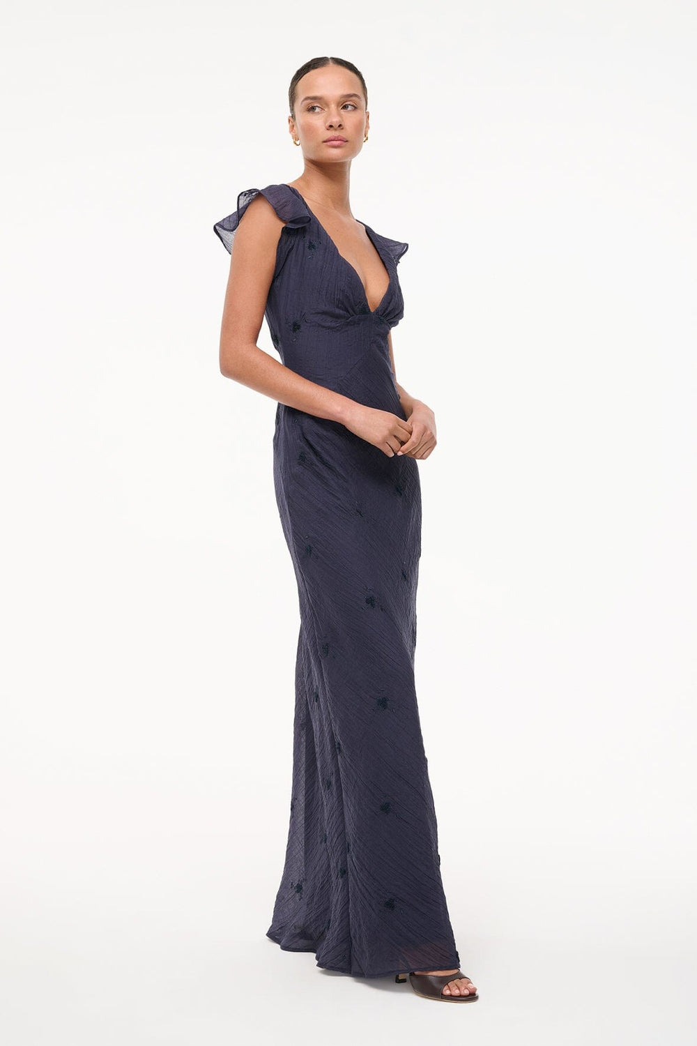 NORI DRESS MIDNIGHT - STAUD sale