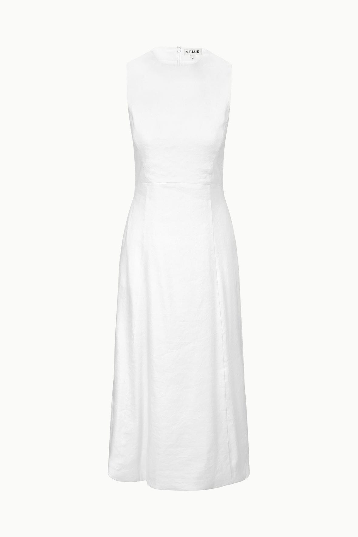 MARTINE LINEN DRESS WHITE - STAUD online